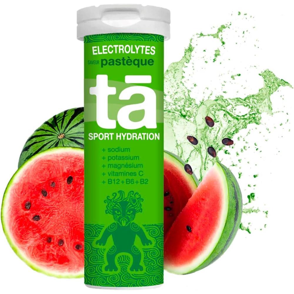 imageTA ENERGY  Pastilles dHydratation  Sels Minraux  Vitamines  Faibles Calories  Rduit les crampes  MADE IN FRANCE Watermelon Tube de 12 PastillesPastque