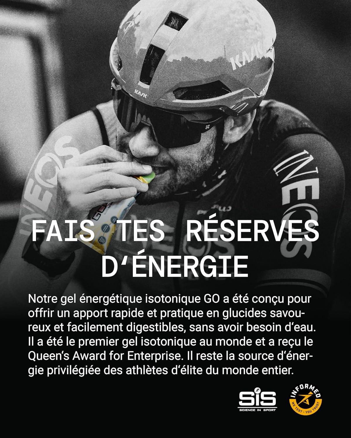 imageScience in Sport GO Gel Sport nergtique Isotonique 7 x 60ml Vegan 22g de Glucides Bon Fournisseur dnergie Alternative Optimale aux Boissons IsotoniquesLot de 7