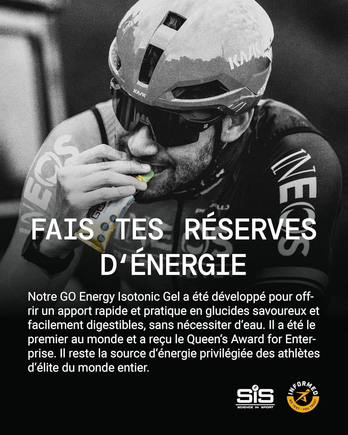 imageScience in Sport GO Gel Sport nergtique Isotonique 7 x 60ml Vegan 22g de Glucides Bon Fournisseur dnergie Alternative Optimale aux Boissons IsotoniquesLot de 5