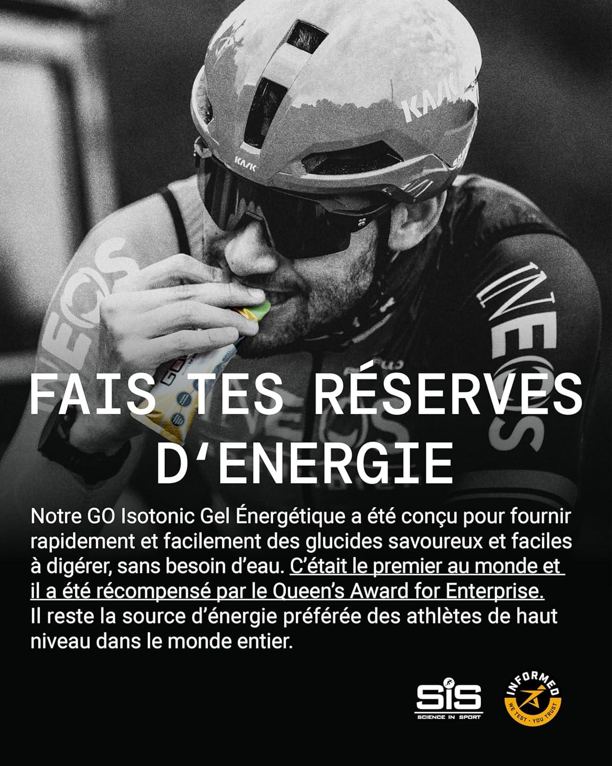 imageScience in Sport GO Gel Sport nergtique Isotonique 7 x 60ml Vegan 22g de Glucides Bon Fournisseur dnergie Alternative Optimale aux Boissons IsotoniquesLot de 20