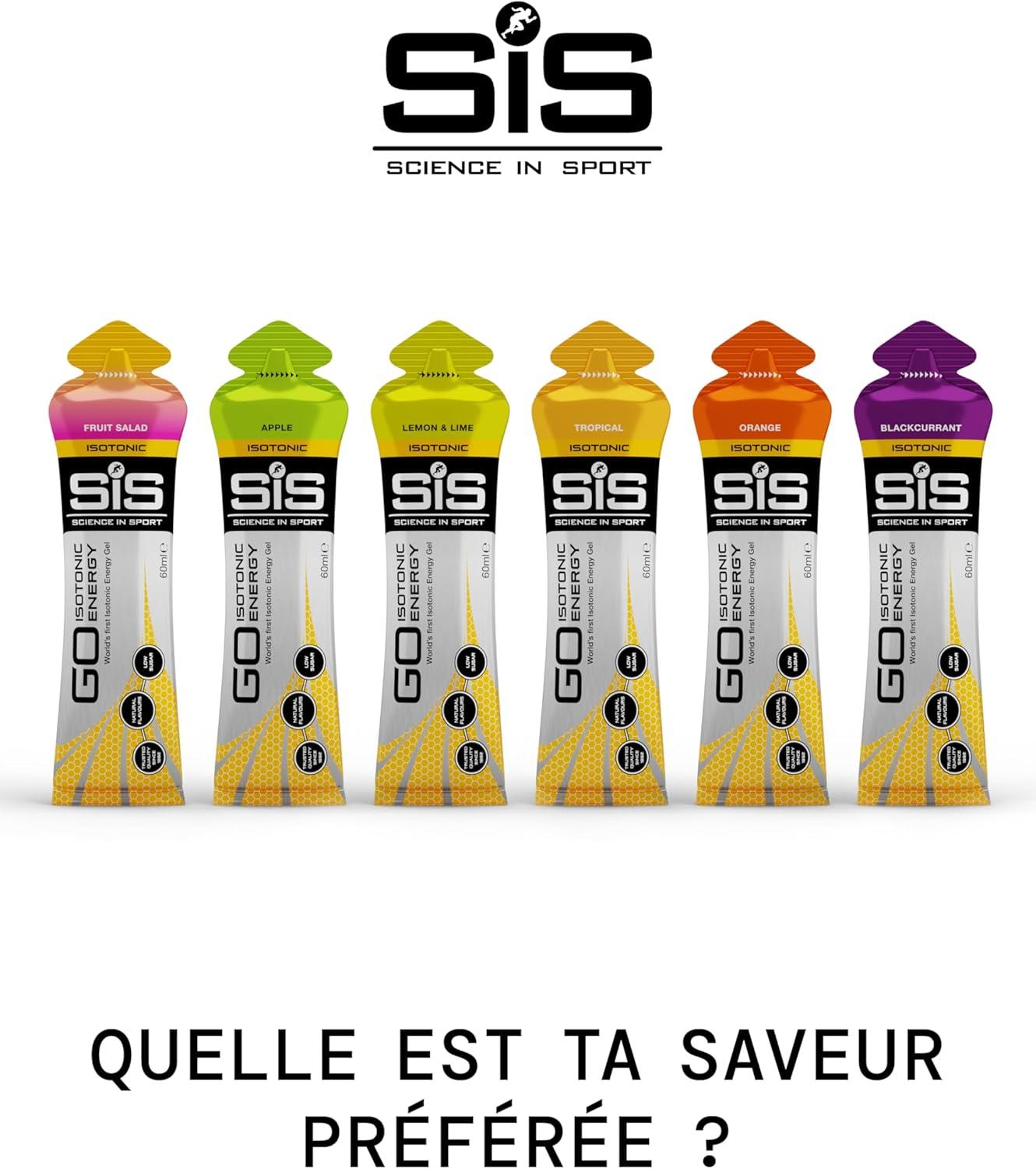 imageScience in Sport GO Gel Sport nergtique Isotonique 7 x 60ml Vegan 22g de Glucides Bon Fournisseur dnergie Alternative Optimale aux Boissons IsotoniquesLot de 20