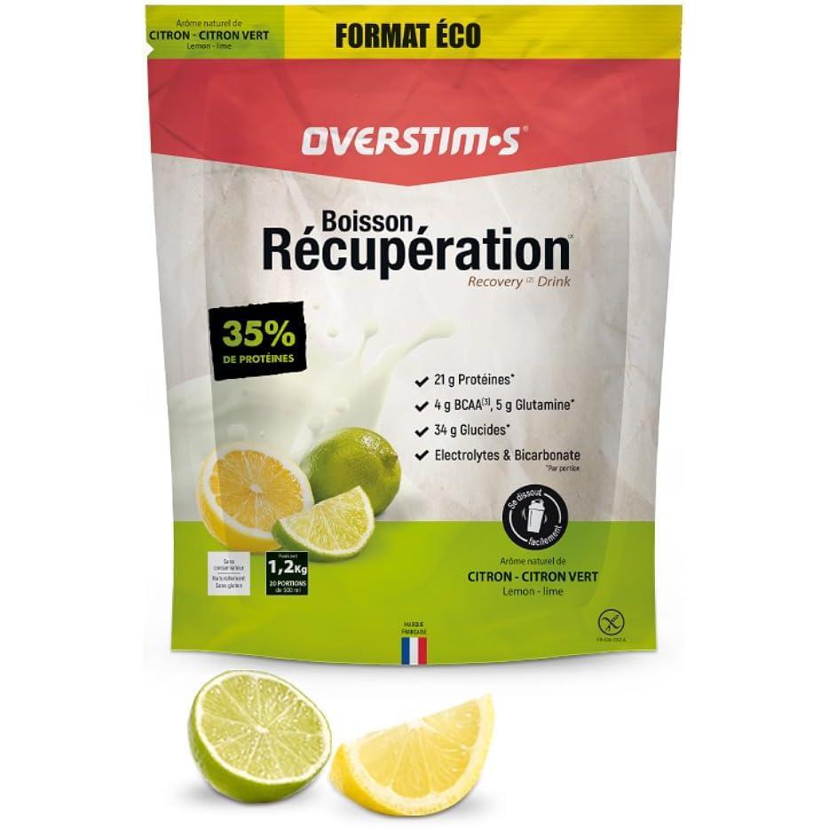 imageOverstims Boisson de rcupration Elite 420 g Recharge nergtique et rgnration musculaire Glucides protines BCAA lectrolytes pour une rcupration optimale Citron CitronvertCitron Citronvert