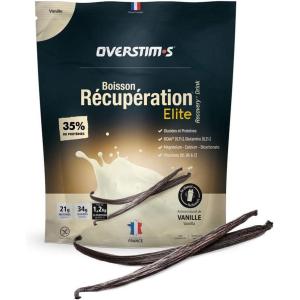 Overstim.s – Boisson de récupération Elite (420 g) – Recharge énergétique et régénération musculaire – Glucides, protéines, BCAA, électrolytes pour une récupération optimale – Citron Citron-vert(Vanille)