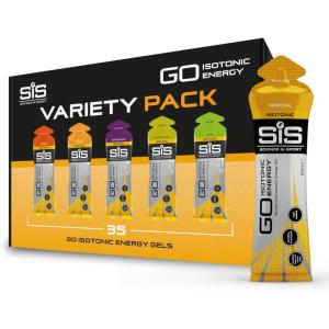 Science in Sport GO Gel Sport Énergétique Isotonique 7 x 60ml Vegan – 22g de Glucides, Bon Fournisseur d&rsquo;Énergie, Alternative Optimale aux Boissons Isotoniques(Lot de 35)
