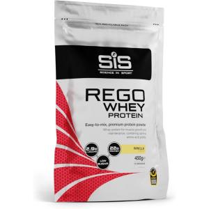 Science in Sport Rego Whey Protein Poudre 450g Fraise – Boisson de récupération poudre avec glucides, protéines, électrolytes, vitamines et minéraux, Pour un entraînement efficace, 100% Whey(Vanille)