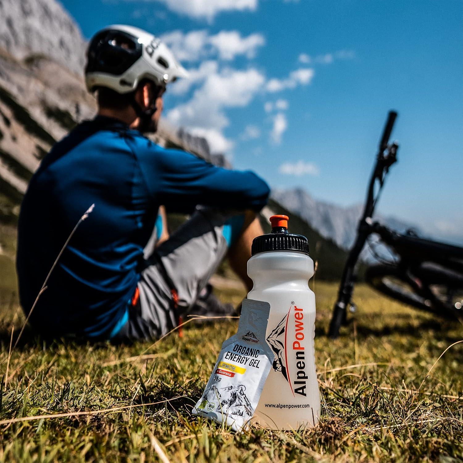 imageAlpenPower BIO poudre pour boisson Isotonique Citron 500g Ingrdients 100 naturels Sans additifs artificiels Idal pour les sports dendurance