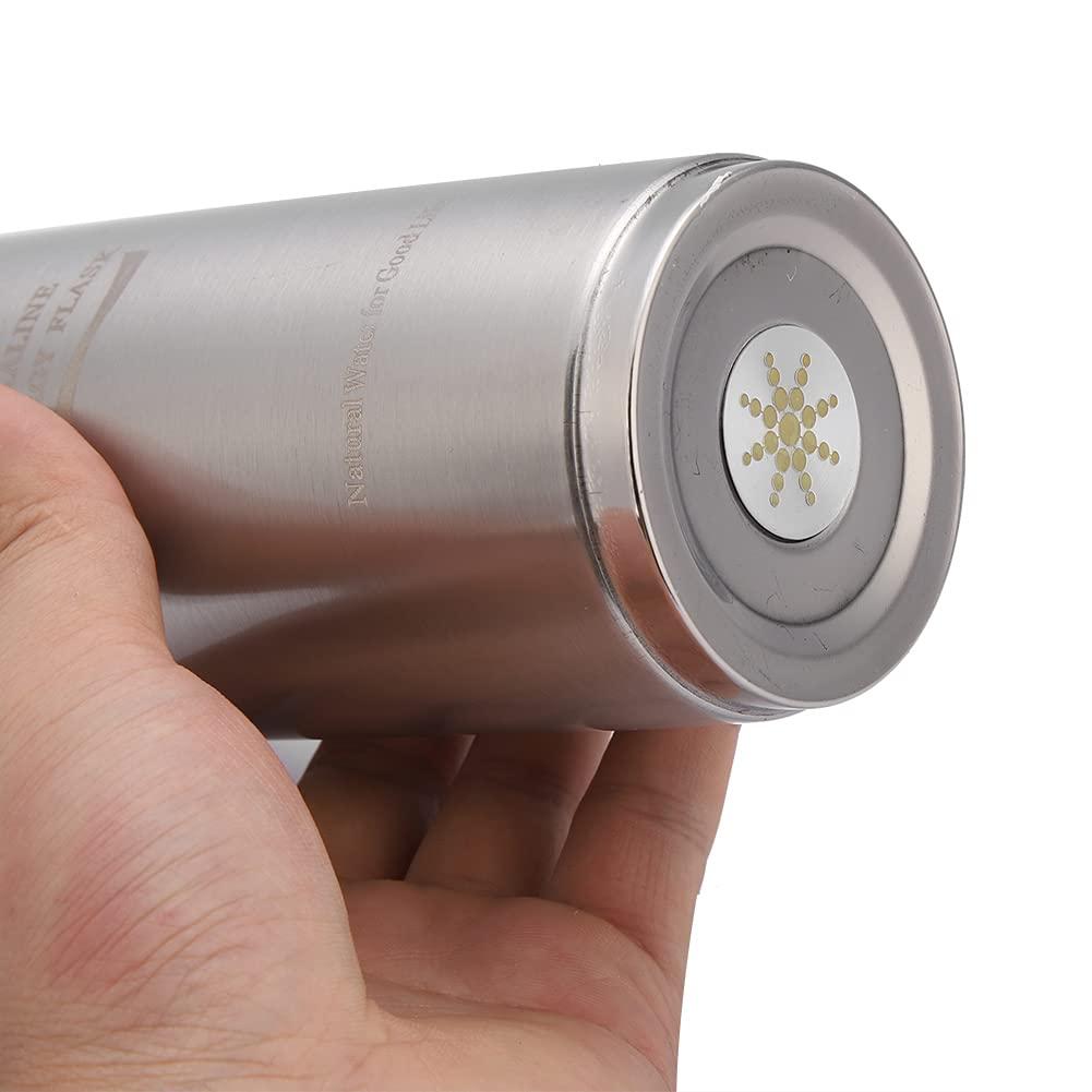imageBouteille Alcaline Bouteille Dnergie Nano en Acier Inoxydable Bouteille Deau Alcaline en Acier Inoxydable Portable Nano Balance Bio Energy Lonizer Cup Flacon Argent Argent