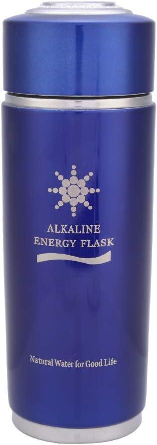 imageBouteille Deau Alcaline en Acier Inoxydable Flacon de Tasse Dquilibre nergtique pour la sant BleuBleu