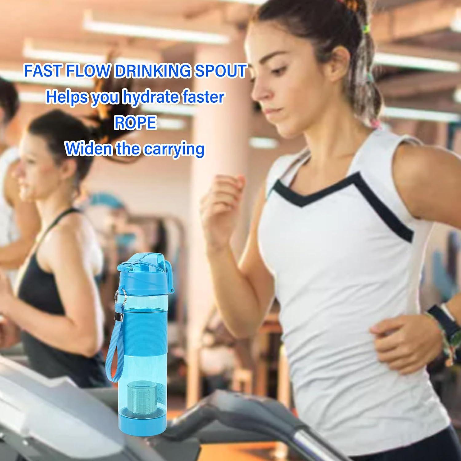 imageBouteille deau Riche en Hydrogne avec 304 Filtre Alcalin en Acier Inoxydable Gnrateur deau Hydrogne lpreuve des Fuites pour lexercice et les Voyages Bleu Ciel bleu cielCiel Bleu