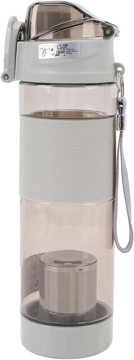 imageBouteille deau Riche en Hydrogne avec 304 Filtre Alcalin en Acier Inoxydable Gnrateur deau Hydrogne lpreuve des Fuites pour lexercice et les Voyages Bleu Ciel bleu cielGris Clair