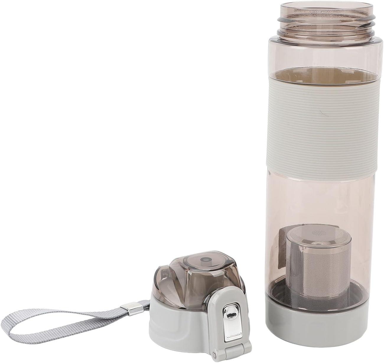 imageBouteille deau Riche en Hydrogne avec 304 Filtre Alcalin en Acier Inoxydable Gnrateur deau Hydrogne lpreuve des Fuites pour lexercice et les Voyages Bleu Ciel bleu cielGris Clair