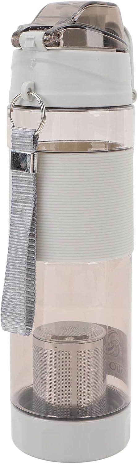 imageBouteille deau Riche en Hydrogne avec 304 Filtre Alcalin en Acier Inoxydable Gnrateur deau Hydrogne lpreuve des Fuites pour lexercice et les Voyages Bleu Ciel bleu cielGris Clair
