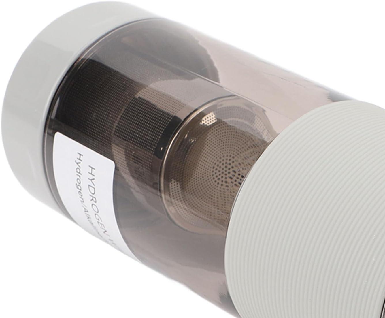 imageBouteille deau Riche en Hydrogne avec 304 Filtre Alcalin en Acier Inoxydable Gnrateur deau Hydrogne lpreuve des Fuites pour lexercice et les Voyages Bleu Ciel bleu cielGris Clair