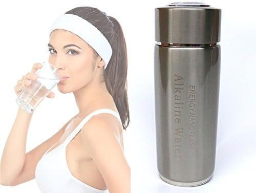 imageBouteille deau alcaline portatifArgentArgent