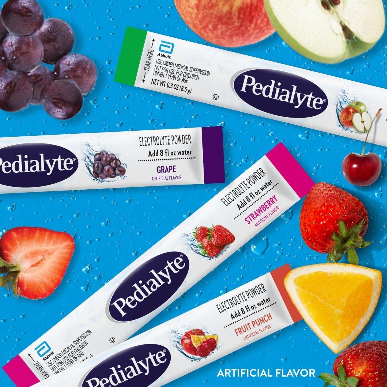 imagePedialyte Powder Pack Variety 03Ounce 8 Count by Pedialyte