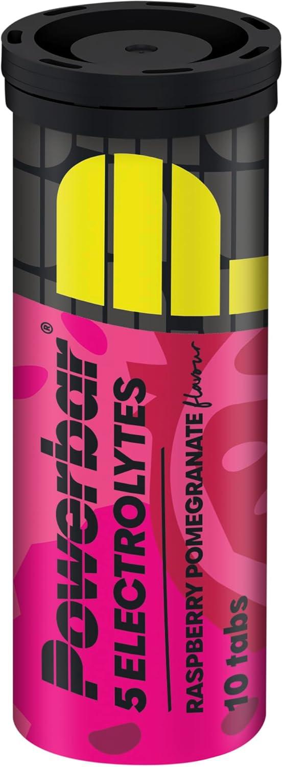 imagePowerbar 5 Electrolytes Lemon Tonic 12x10Tabs Tablettes effervescentes fournissant les lectrolytes 75 mg cafineRaspberry Pomegranate