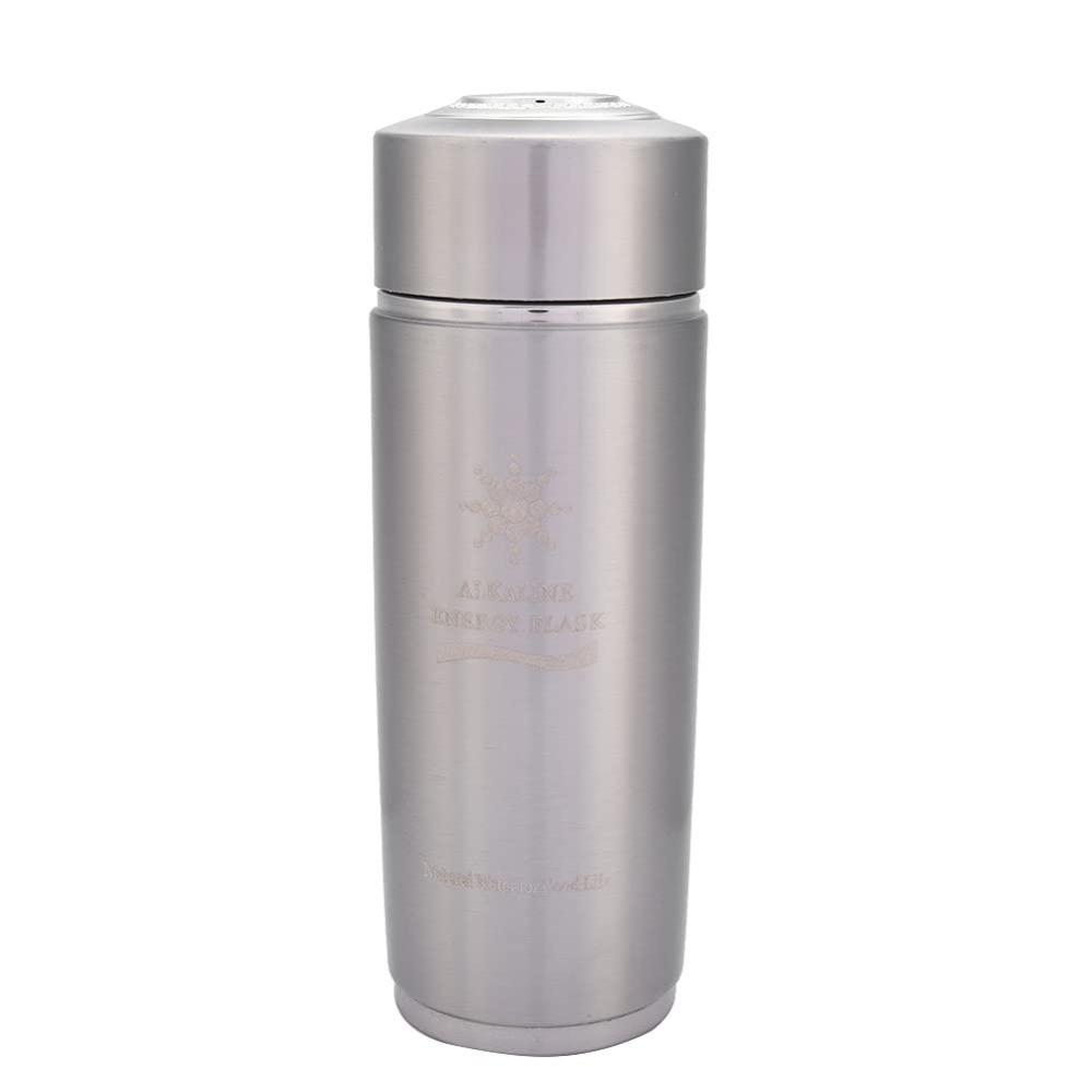 imageBouteille Alcaline Bouteille Dnergie Nano en Acier Inoxydable Bouteille Deau Alcaline en Acier Inoxydable Portable Nano Balance Bio Energy Lonizer Cup Flacon Argent Argent