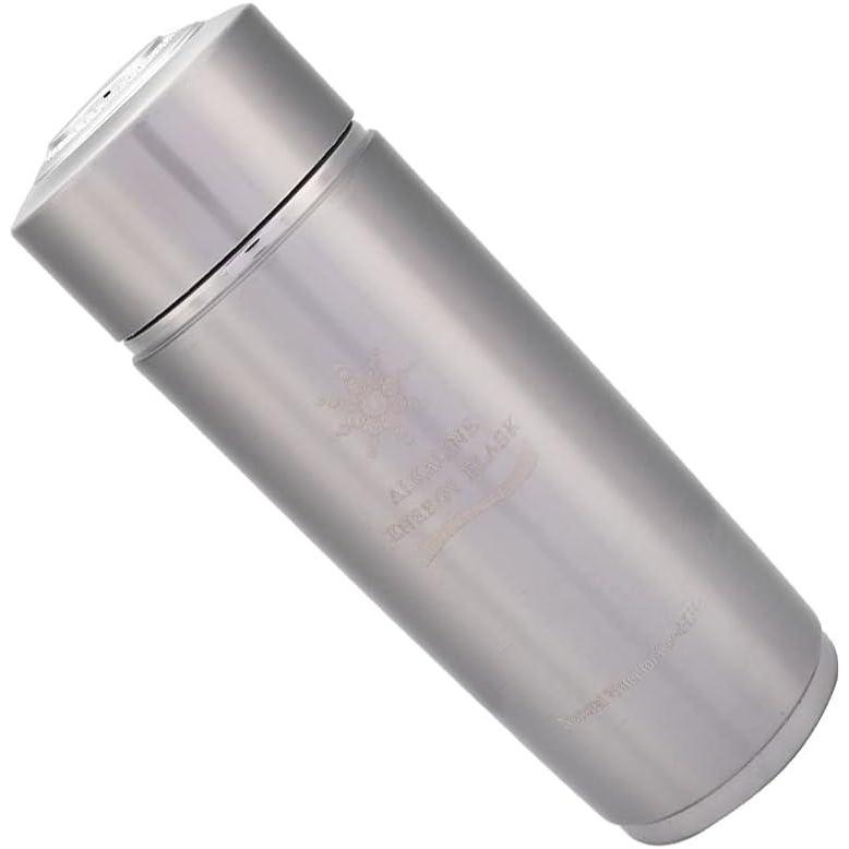 imageBouteille Deau Alcaline en Acier Inoxydable isol Foldage Deau Alcaline Nanoquilibre Bio nergie Lonizer Tasse Flacon de Sport Bouteille pour le Bureau Extrieur SILVERSilver