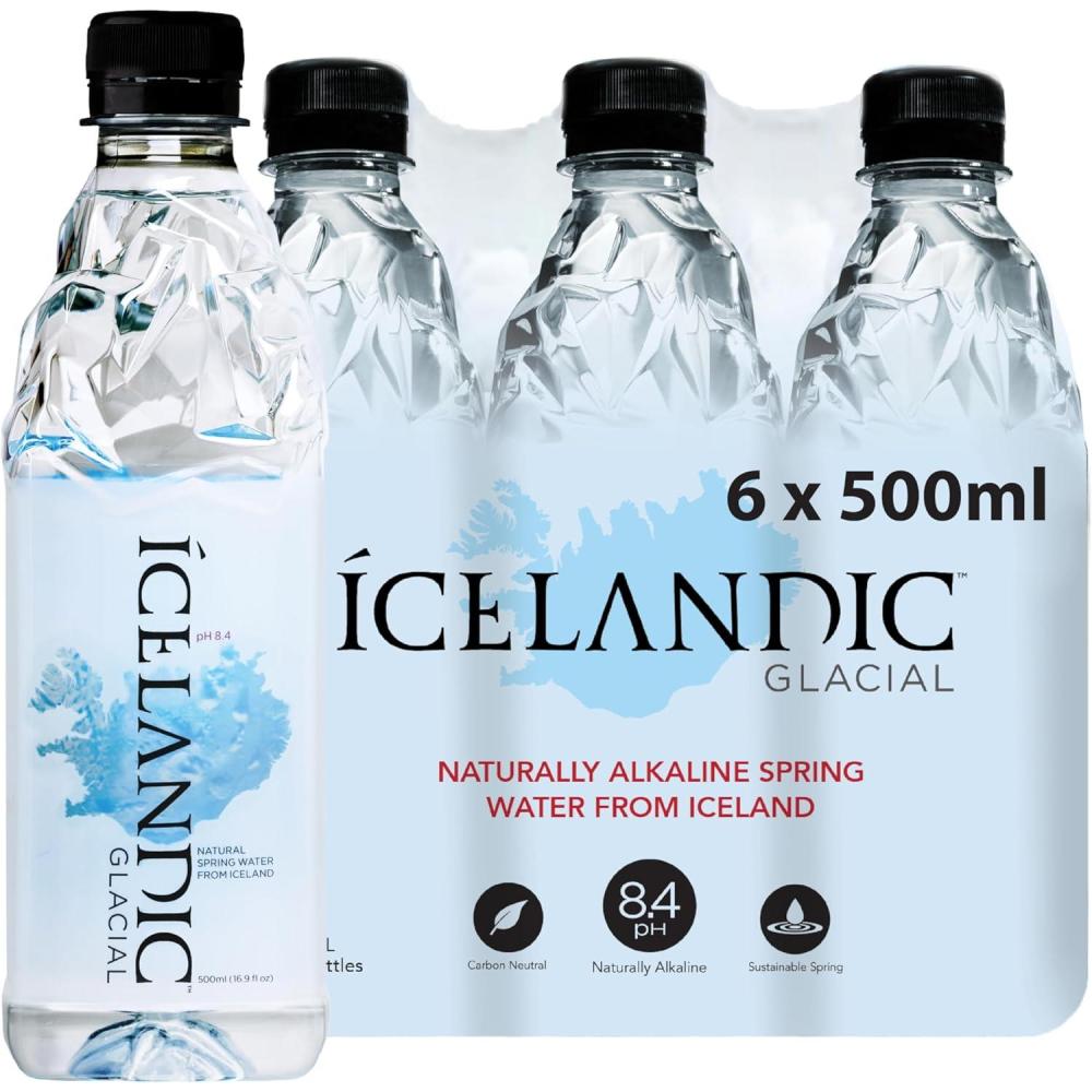 imageIcelandic Glacial Eau de source alcaline naturelle
