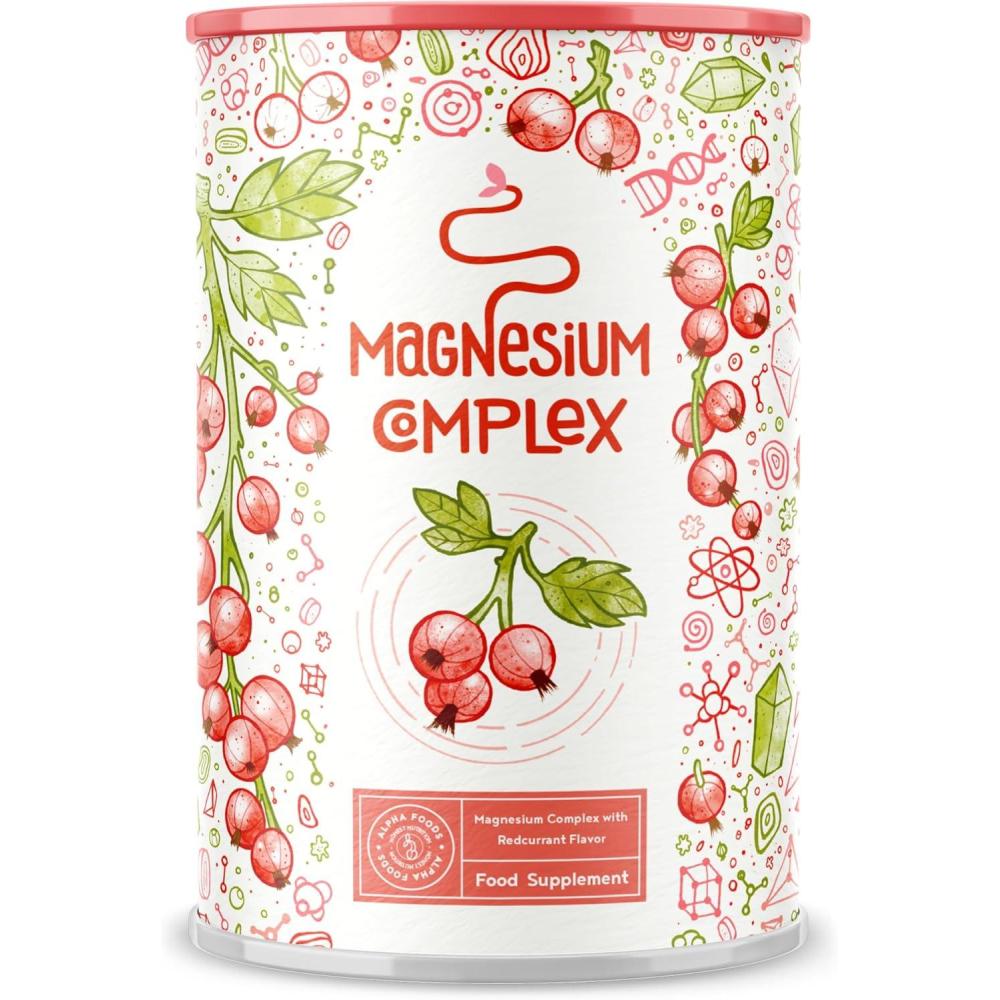 imageMagnesium Complex Supplment de poudre de magnsium avec 6 diffrents composants de magnsium biodisponibles Vegan pour soutenir lquilibre musculaire neurologique et lectrolytique