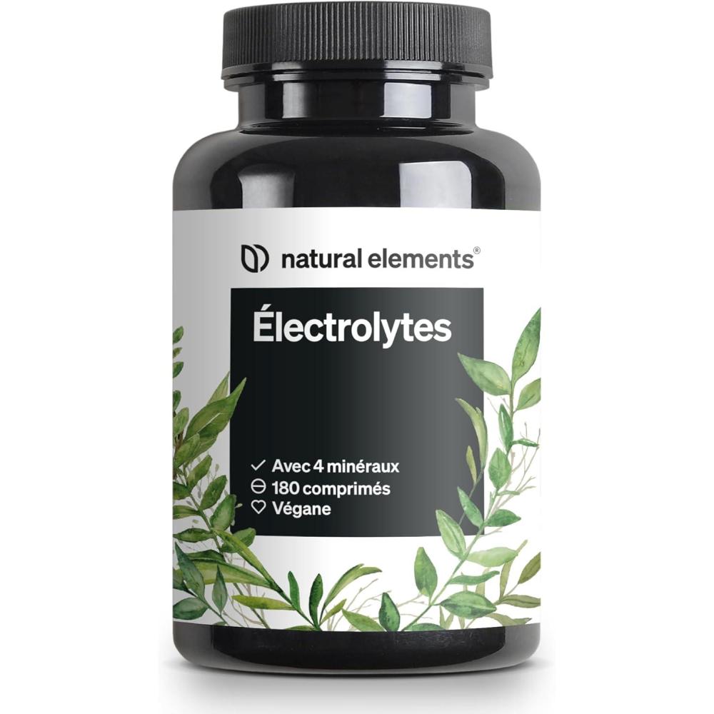 imagelectrolytes en comprims 180 comprims avec magnsium calcium sodium et chlorure magnsium pour votre quilibre lectrolytique et votre fonction musculaire convient au rgime keto