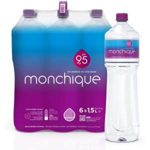 Agua Minéral Naturel Alcalina PH9,5 (6×1,5L) Agua de Monchique