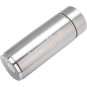 Bouteille D&rsquo;eau Alcaline en Acier Inoxydable, Flacon de Tasse D&rsquo;équilibre énergétique pour la santé (Bleu)(Argent)