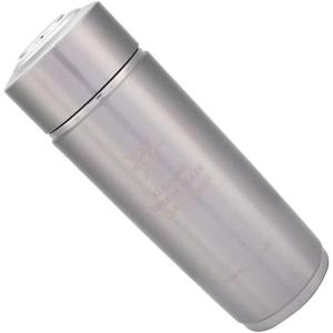 Bouteille D&rsquo;eau Alcaline, en Acier Inoxydable isolé Foldage D&rsquo;eau Alcaline Nano-équilibre Bio énergie Lonizer Tasse Flacon de Sport Bouteille pour le Bureau Extérieur (SILVER)(Silver)