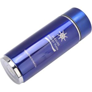 Bouteille D&rsquo;eau Alcaline en Acier Inoxydable pour équilibre énergétique, pour Stimuler le Métabolisme, Idéale pour les Amateurs de santé, Rouge, 400 Ml (BLUE)(Bleu)