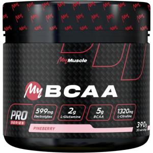 My BCAA – Acides Aminés BCAA en Poudre Label Kyowa Quality® + L-Glutamine + L-Citrulline + Electrolytes – Lemonade 390g – 30 Portions(Pineberry)
