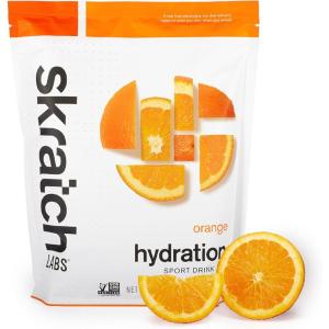 SKRATCH LABS Sport Hydration Drink Mix | Poudre de glucides et d&rsquo;électrolytes | 1320g | Orange | Endurance, entraînement, compétition |Sans gluten, Vegan, Keto