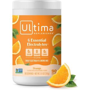 Ultima Health Products – Portions de poudre d&rsquo;électrolyte d&rsquo;Ultima 90 Replenisher oranges – 10.8 oz.