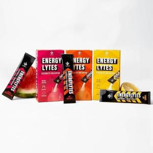 Upsters Energylytes Citron, orange et pastèque – Poudre d&rsquo;électrolyte avec 160 mg de caféine et de L-tyrosine – Sans sucre – Hydration et concentration – Pour le sport, le travail et les jours actifs(pastèque  orange  citron)