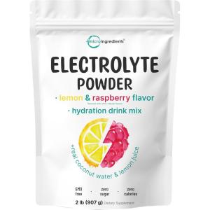 sc Nutra – Micro ingrédients hydratant électrolyte en poudre, 2lbs (139 portions), kéto et sans sucre élevé en potassium