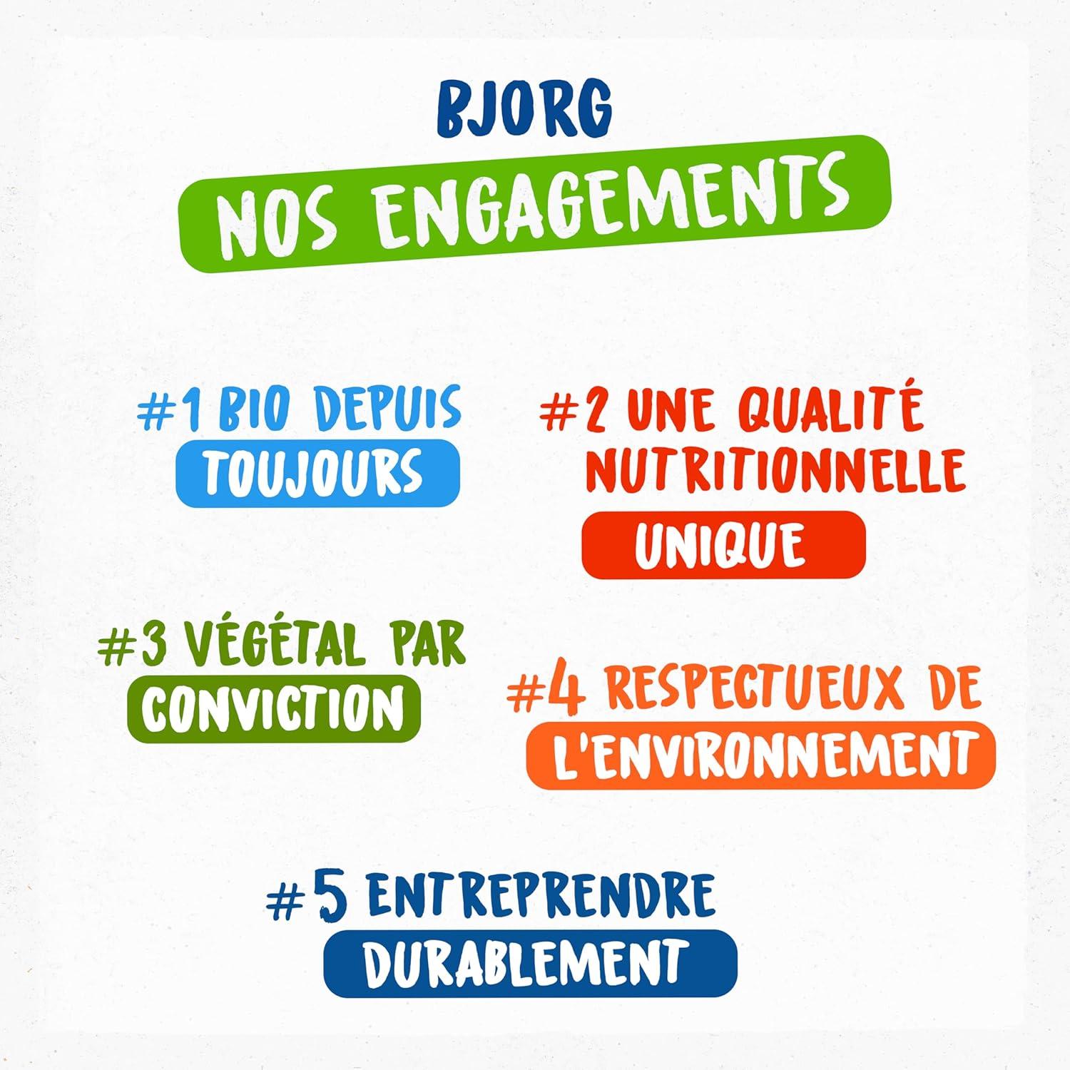 imageBjorg Boisson Oui Au Vgtal Bio Riz Coco Boire et Cuisiner Sans sucres Ajouts Pauvre en Matires Grasses 1L Lot de 2Amande Sans Sucres