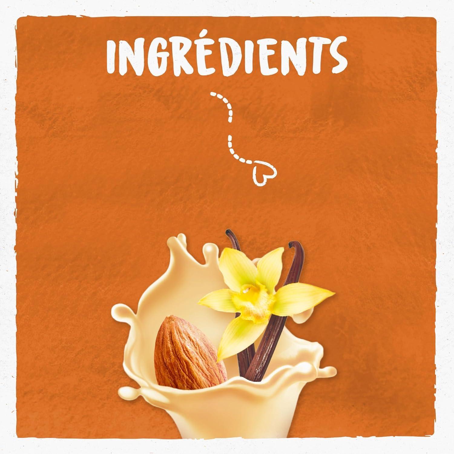 imageBjorg Boisson Oui Au Vgtal Bio Riz Coco Boire et Cuisiner Sans sucres Ajouts Pauvre en Matires Grasses 1L Lot de 2Amande Vanille