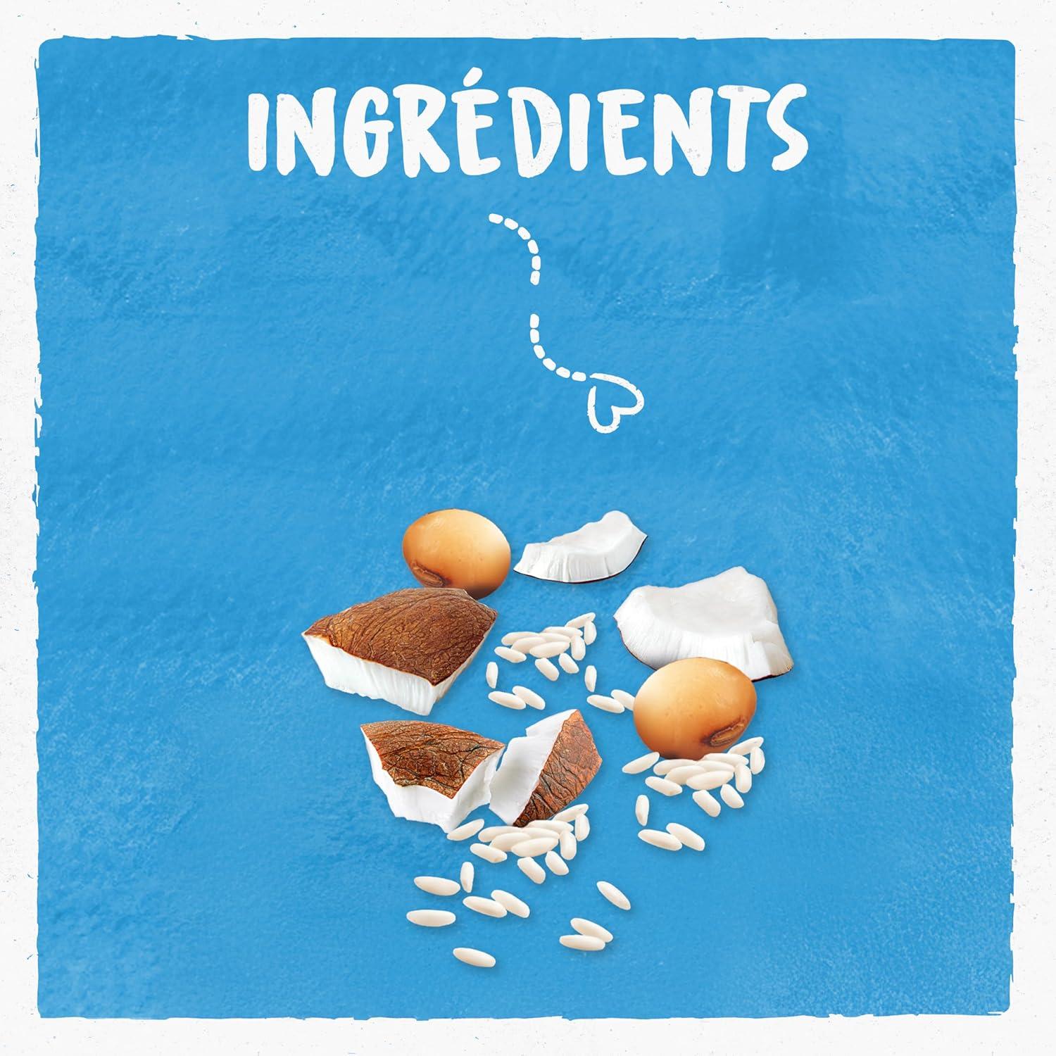imageBjorg Boisson Oui Au Vgtal Bio Riz Coco Boire et Cuisiner Sans sucres Ajouts Pauvre en Matires Grasses 1L Lot de 2Riz Coco
