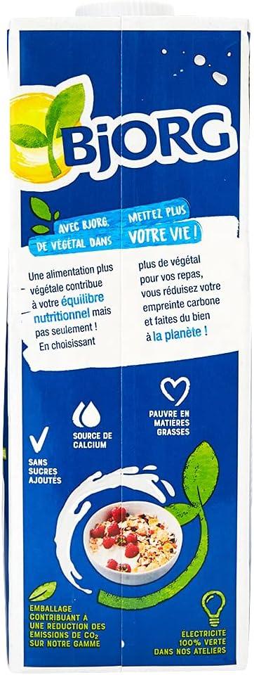 imageBjorg Boisson Oui Au Vgtal Bio Riz Coco Boire et Cuisiner Sans sucres Ajouts Pauvre en Matires Grasses 1L Lot de 2Riz Coco