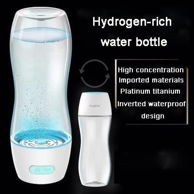 imageBouteille Deau Riche En Hydrogne Ioniseur De Gnrateur Deau Hydrogne Portable 3 Minutes Technologie De Membrane SPE PEM Bouteille Dnergie Alcaline H2 Coupe Tritan Sportive 400 MLBlueBlue