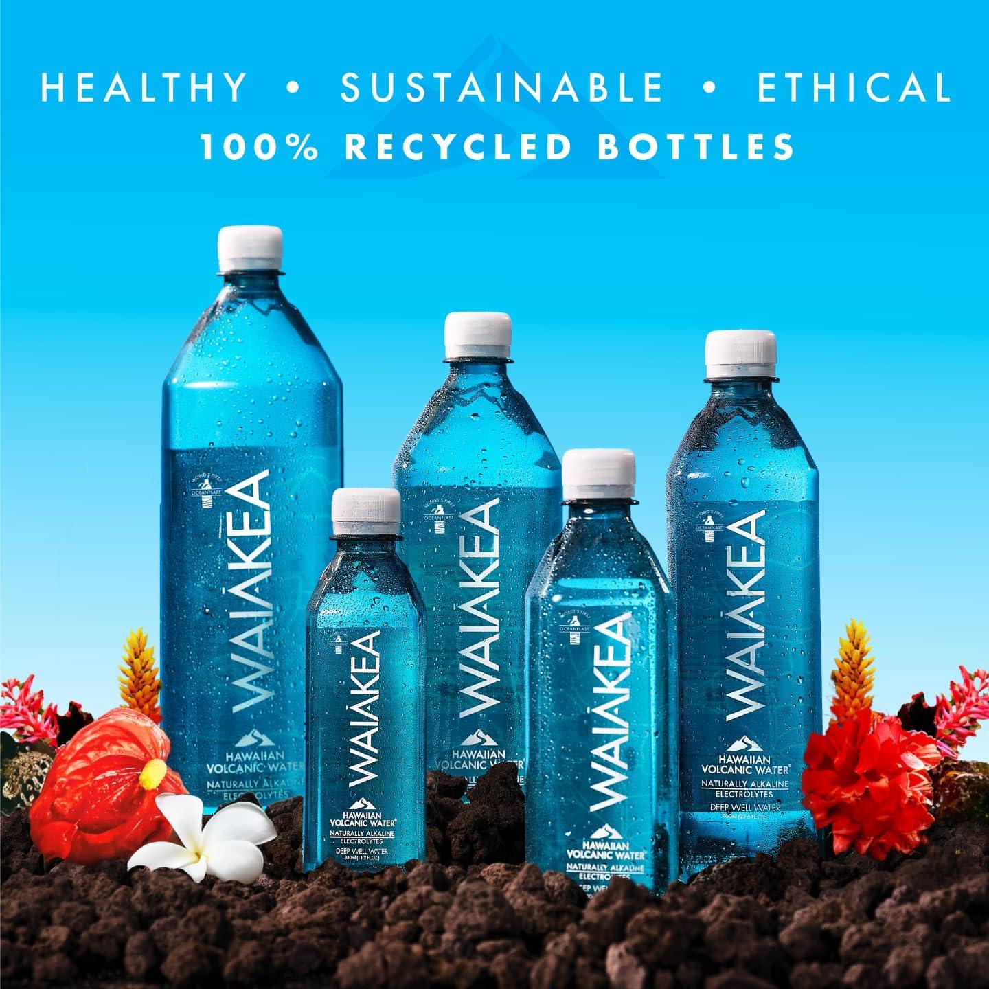 imageEau volcanique hawaenne naturellement alcaline 100 recycle Lot de 15 bouteillessans saveur