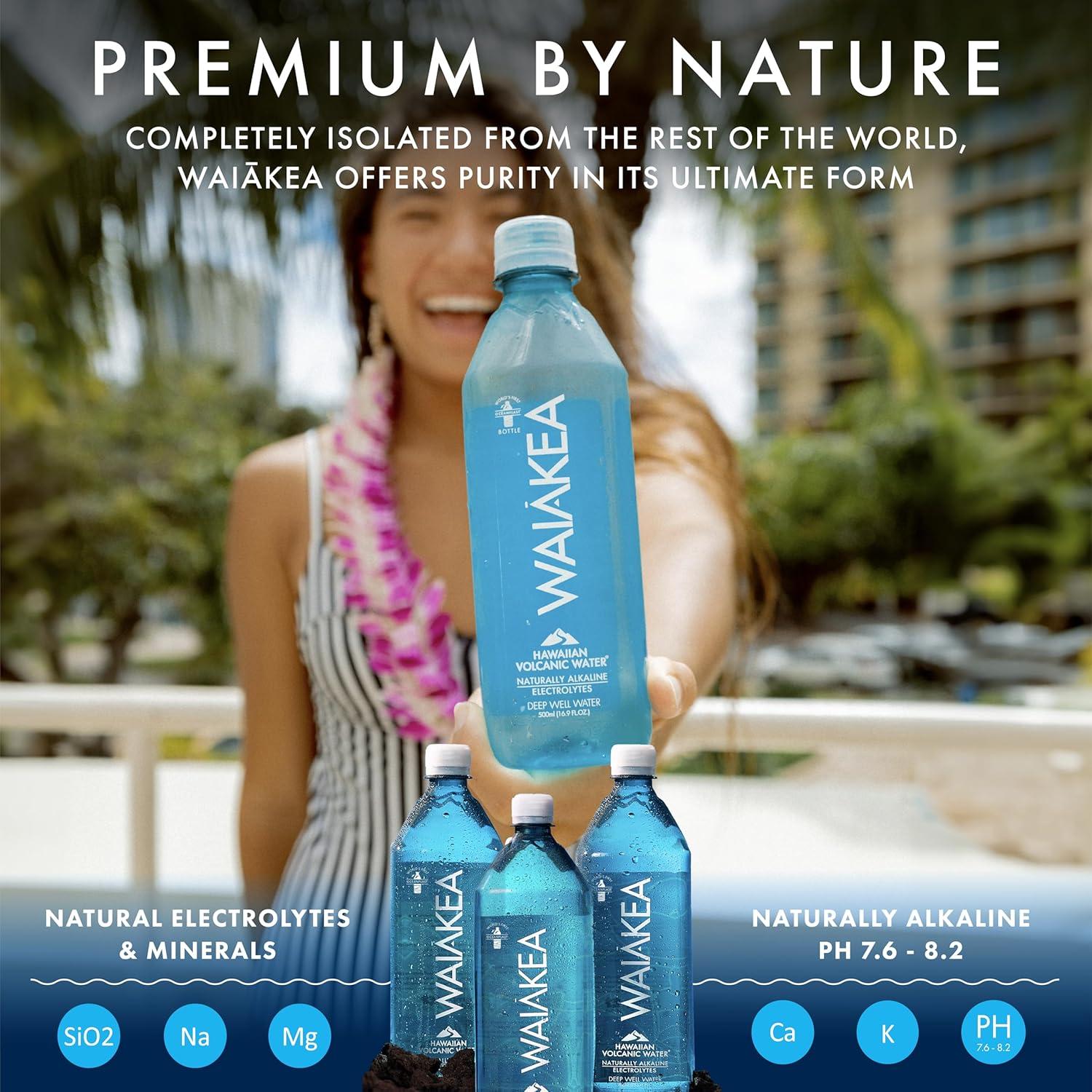 imageEau volcanique hawaenne naturellement alcaline 100 recycle Lot de 15 bouteillessans saveur