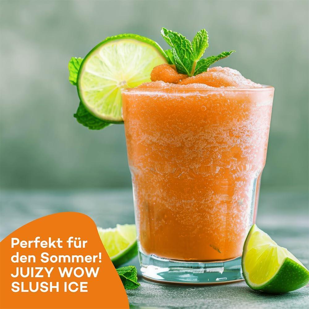 imageJUIZY WOW Sirop sans sucre 3 x 65ml Pink Grapefruit Jusqu 36L Sirop naturel pour boissons Zero Calories Vegan Bundle de 3 Boisson concentre prte lemploi More Juice Less CaloriesPeach Passionfruit