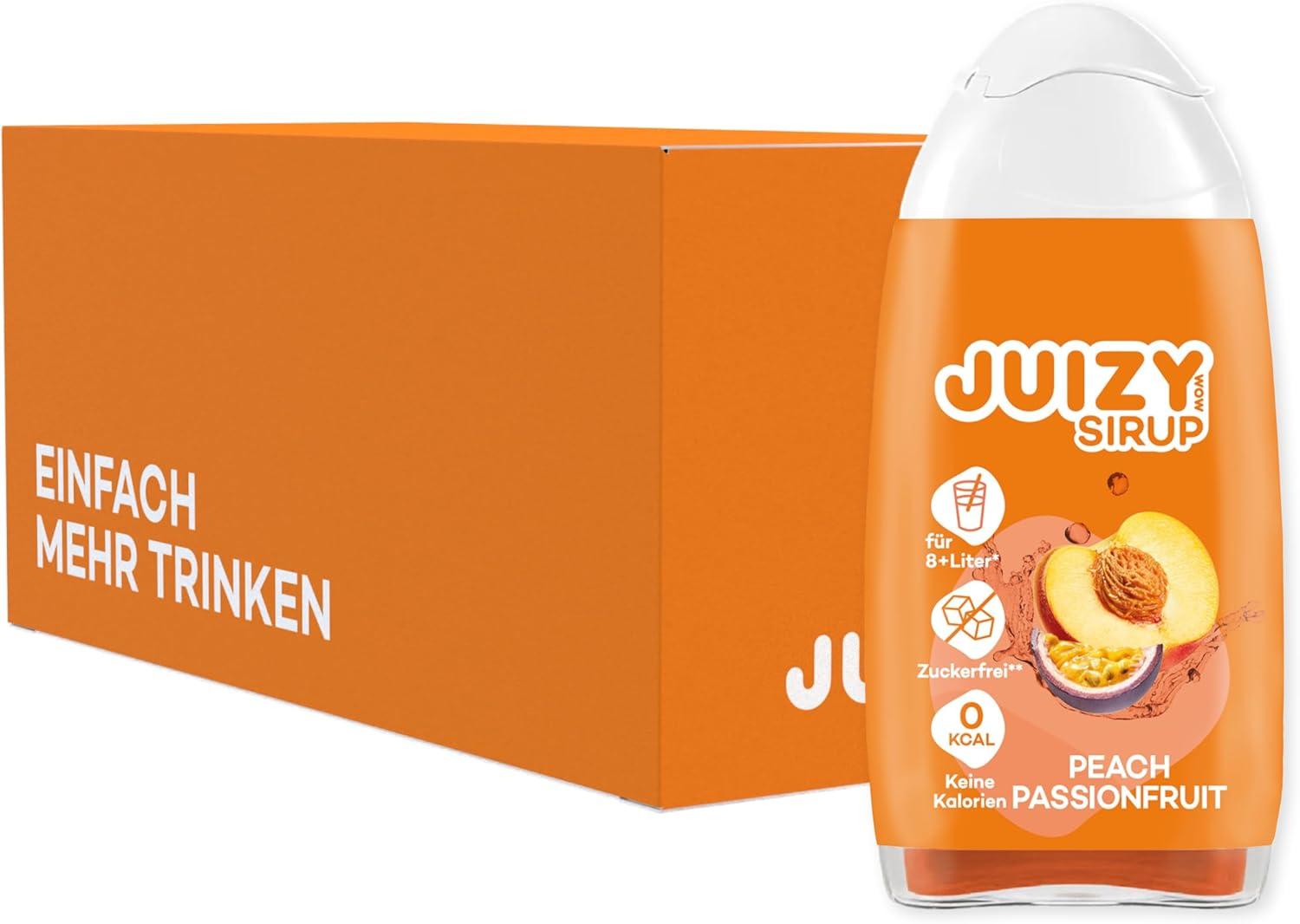 imageJUIZY WOW Sirop sans sucre 3 x 65ml Pink Grapefruit Jusqu 36L Sirop naturel pour boissons Zero Calories Vegan Bundle de 3 Boisson concentre prte lemploi More Juice Less CaloriesPeach Passionfruit