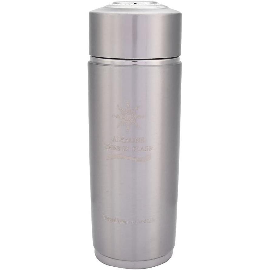 imageBouteille Deau Alcaline Nano Balance En Acier Inoxydable Bouteille Deau Isolante Portable Bouteille  Large Bouchon Bouteille  Filtre Deau Pour Lamlioration De Limmunit ArgentArgent