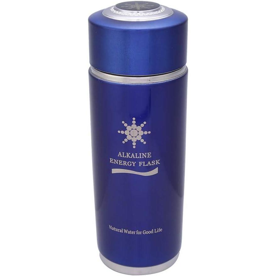 imageBouteille Deau Alcaline Nano Balance En Acier Inoxydable Bouteille Deau Isolante Portable Bouteille  Large Bouchon Bouteille  Filtre Deau Pour Lamlioration De Limmunit ArgentBleu