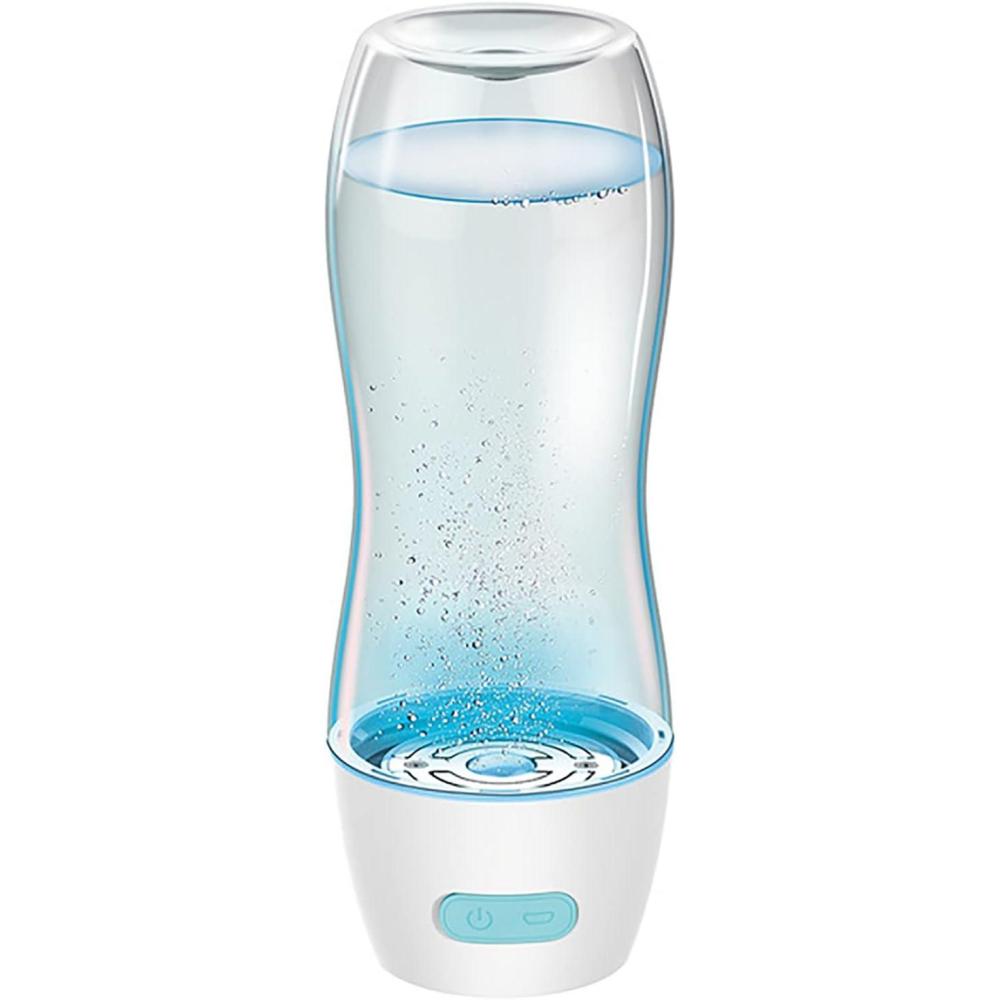 imageBouteille Deau Riche En Hydrogne Ioniseur De Gnrateur Deau Hydrogne Portable 3 Minutes Technologie De Membrane SPE PEM Bouteille Dnergie Alcaline H2 Coupe Tritan Sportive 400 MLBlueBlue