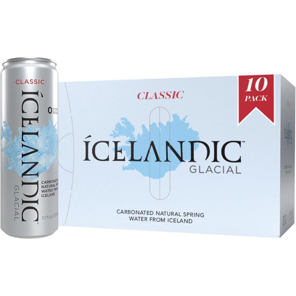 imageIcelandic Glacial Natural Spring Lot de 12 bouteilles deau alcaline 1 lNon aromatis