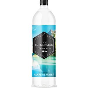 Eau alcaline pH 9+ (basique) – 500 ml 36 bouteilles I am Superwater (3 x 12-pack)(1200ml rPET (18 bouteilles  3 paquets))