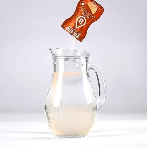 imageBolero ORANGE 24x3g Jus en poudre sans sucre dulcor la stvia vitamine C pour enfants et sportifs sans gluten vgtalien saveur dorange