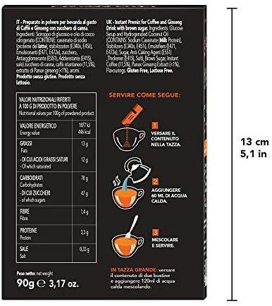 imageKing Cup 1 Paquet de 10 Sachets Solubles de Boisson Gingembre et Citron Sans Sucre 10 Stick de 6 gr Got Gingembre et Citron Ajouter 60 Ml dEau Chaude Sans Gluten Sans LactoseGINSENG AU SUCRE DE CANNE